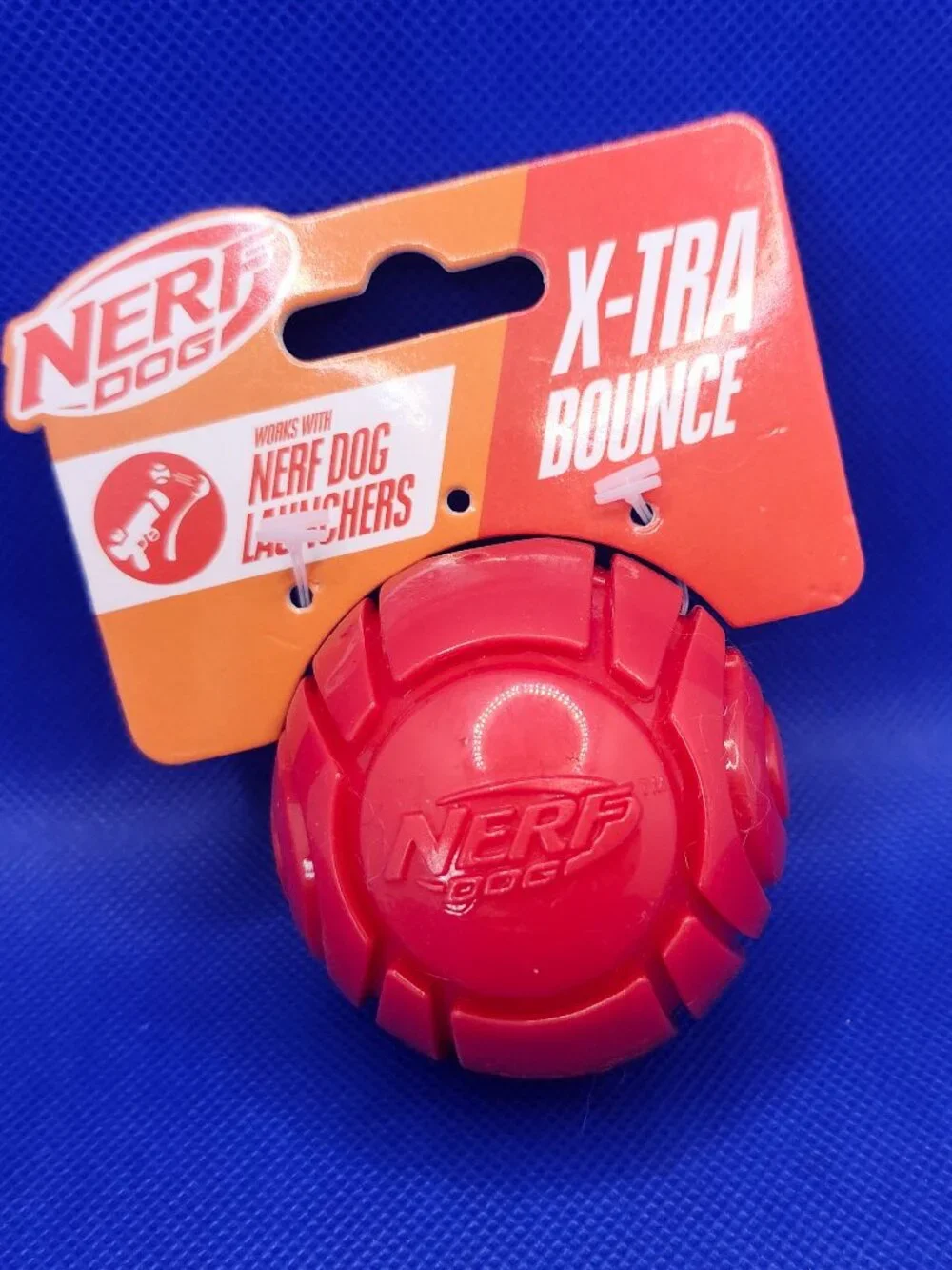 Nerf X-Tra Bounce Rubber Ball Extra Tough Dog Chewer Launchers chuck-it Durable